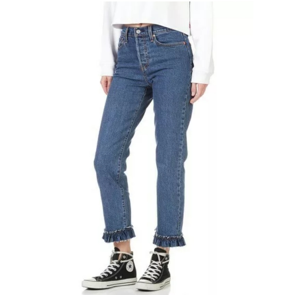 Levis Premium Wedgie Fit Big E HIWaist Ruffle